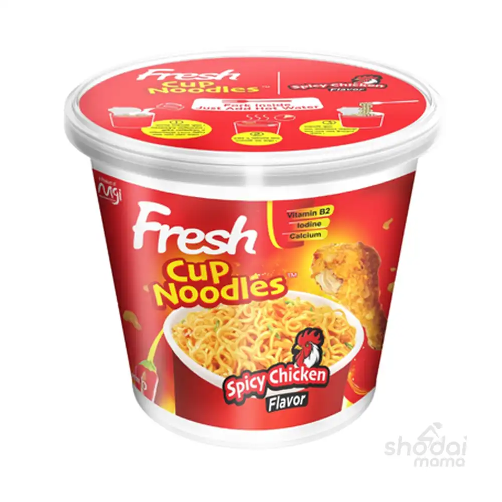 Fresh Noodles In Cup Spicy Chicken Flavor 40gm